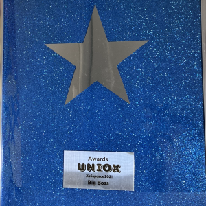 Uniox Награда "Звезда в рамке" голубая